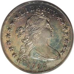 1795 $1 Draped Bust, Centered MS61 PCGS