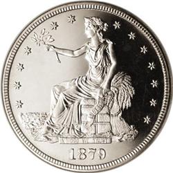 1879 T$1 PR67 Cameo NGC