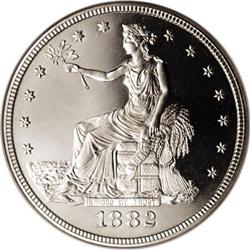 1882 T$1 PR67 Cameo NGC