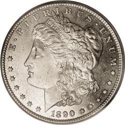 1890-CC $1 Tail Bar MS64 Deep Mirror Prooflike