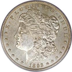 1893-CC $1 MS64 PCGS