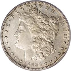 1893-S $1 XF45 PCGS