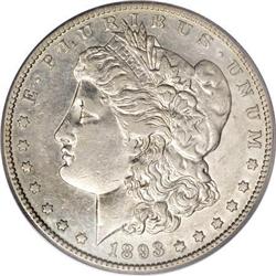 1893-S $1 XF45 PCGS