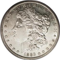 1893-S $1 AU55 PCGS