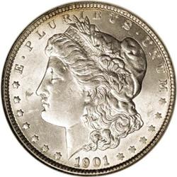 1901 $1 MS63 NGC