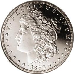 1883 $1 PR67 Cameo NGC