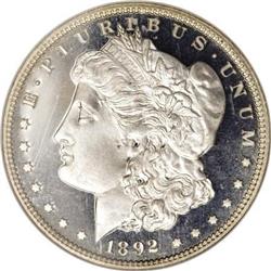 1892 $1 PR67 Cameo NGC