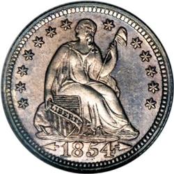 1854 H10C Arrows PR66 NGC