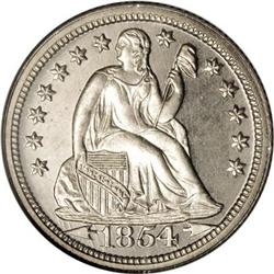 1854 10C Arrows PR66 NGC