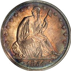 1854 50C PR66 NGC