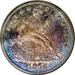 1856 $1 PR65 NGC
