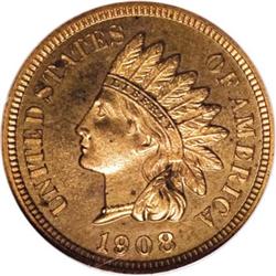 1908 1C PR64 Red NGC