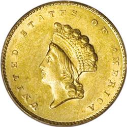 1855-O G$1 MS62 PCGS