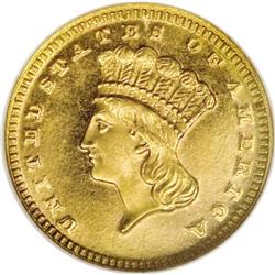 1872 G$1 MS67 Prooflike NGC