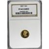 Image 3 : 1857 G$1 PR64 Cameo NGC