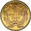 Image 2 : 1887 G$1 PR66 PCGS