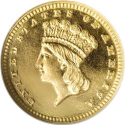 1887 G$1 PR68 Cameo NGC