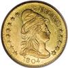 Image 1 : 1804 $2 1/2 14 Star Reverse MS62 PCGS