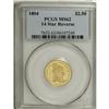 Image 3 : 1804 $2 1/2 14 Star Reverse MS62 PCGS