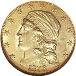 1833 $2 1/2 MS61 NGC