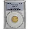 Image 3 : 1843-D $2 1/2 Small D MS62 PCGS