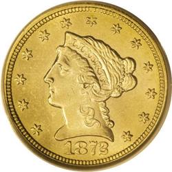 1872-S $2 1/2 MS64 PCGS