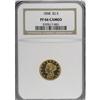 Image 3 : 1858 $2 1/2 PR66 Cameo NGC