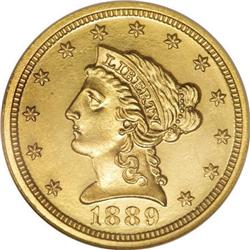 1889 $2 1/2 PR66 Cameo NGC