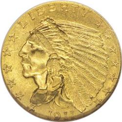 1911-D $2 1/2 MS63 NGC