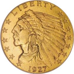 1927 $2 1/2 MS66 NGC