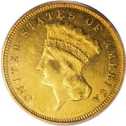 1876 $3 PR61 PCGS