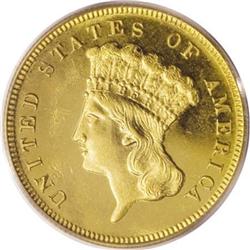 1887 $3 PR64 PCGS