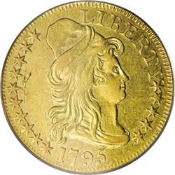 1795 $5 Small Eagle AU50 PCGS