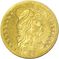 1795 $5 Small Eagle AU58 NGC