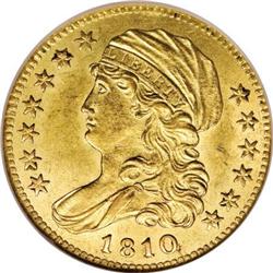 1810 $5 Small Date, Large 5 MS62 NGC