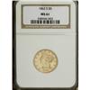 Image 3 : 1862-S $5 MS61 NGC