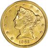 Image 1 : 1862-S $5 MS62 PCGS