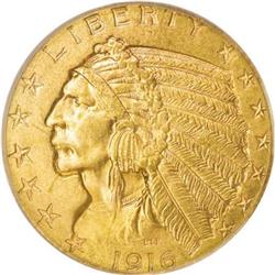 1916-S $5 MS66 PCGS