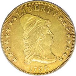 1796 $10 AU50 PCGS