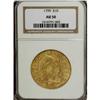 Image 3 : 1799 $10 Large Stars Obverse AU50 NGC