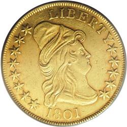 1801 $10 AU55 PCGS