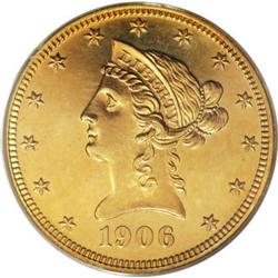 1906 $10 PR63 PCGS