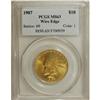 Image 3 : 1907 $10 Wire Rim MS63 PCGS
