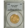 Image 3 : 1908 $10 No Motto MS67 NGC