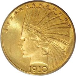 1910-D $10 MS66 PCGS
