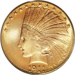 1911-S $10 MS66 PCGS