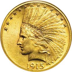1915-S $10 MS65 NGC.