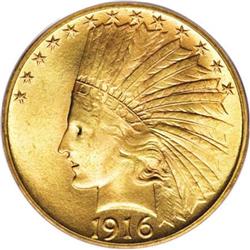 1916-S $10 MS67 PCGS