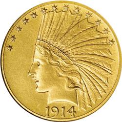 1914 $10 PR65 NGC