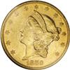 1859 $20 AU55 PCGS